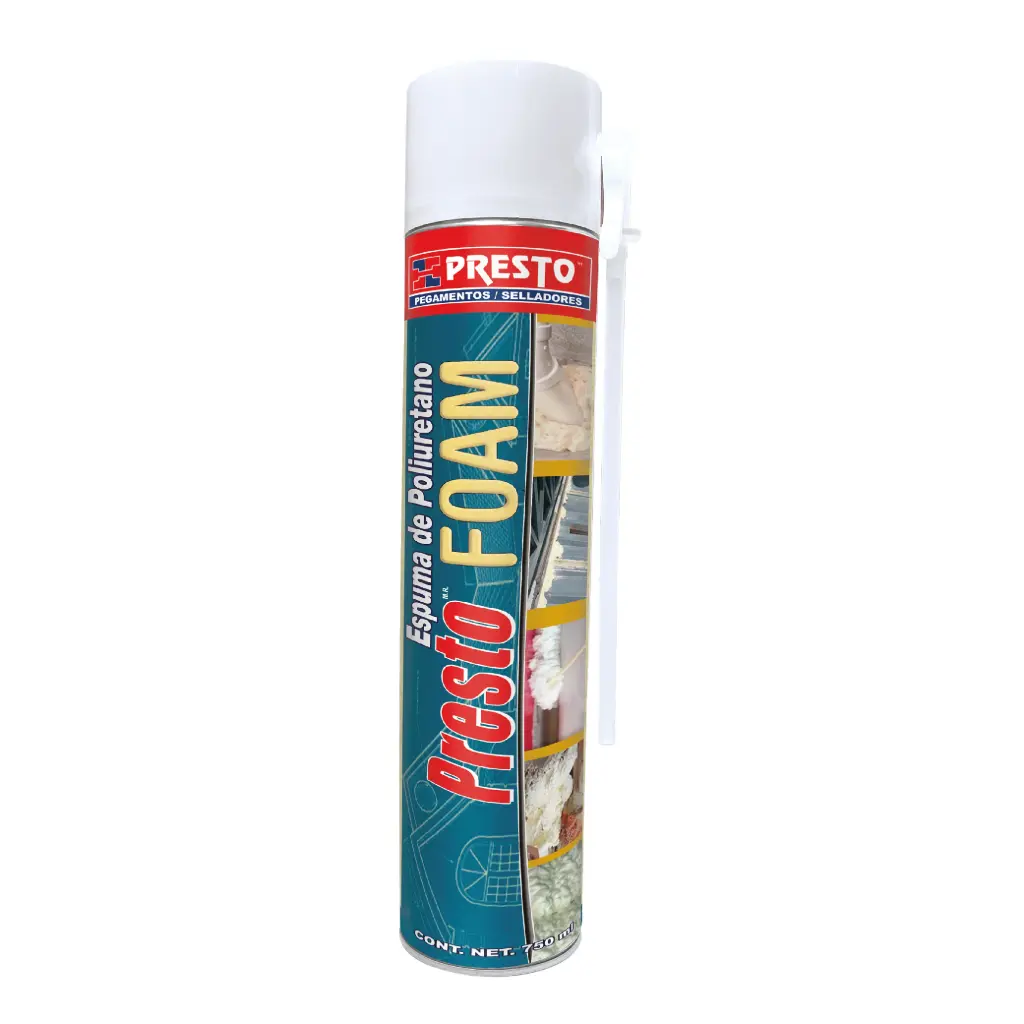 ESPUMA POLIURETANO PRESTO FOAM BOTE DE 750 ML
