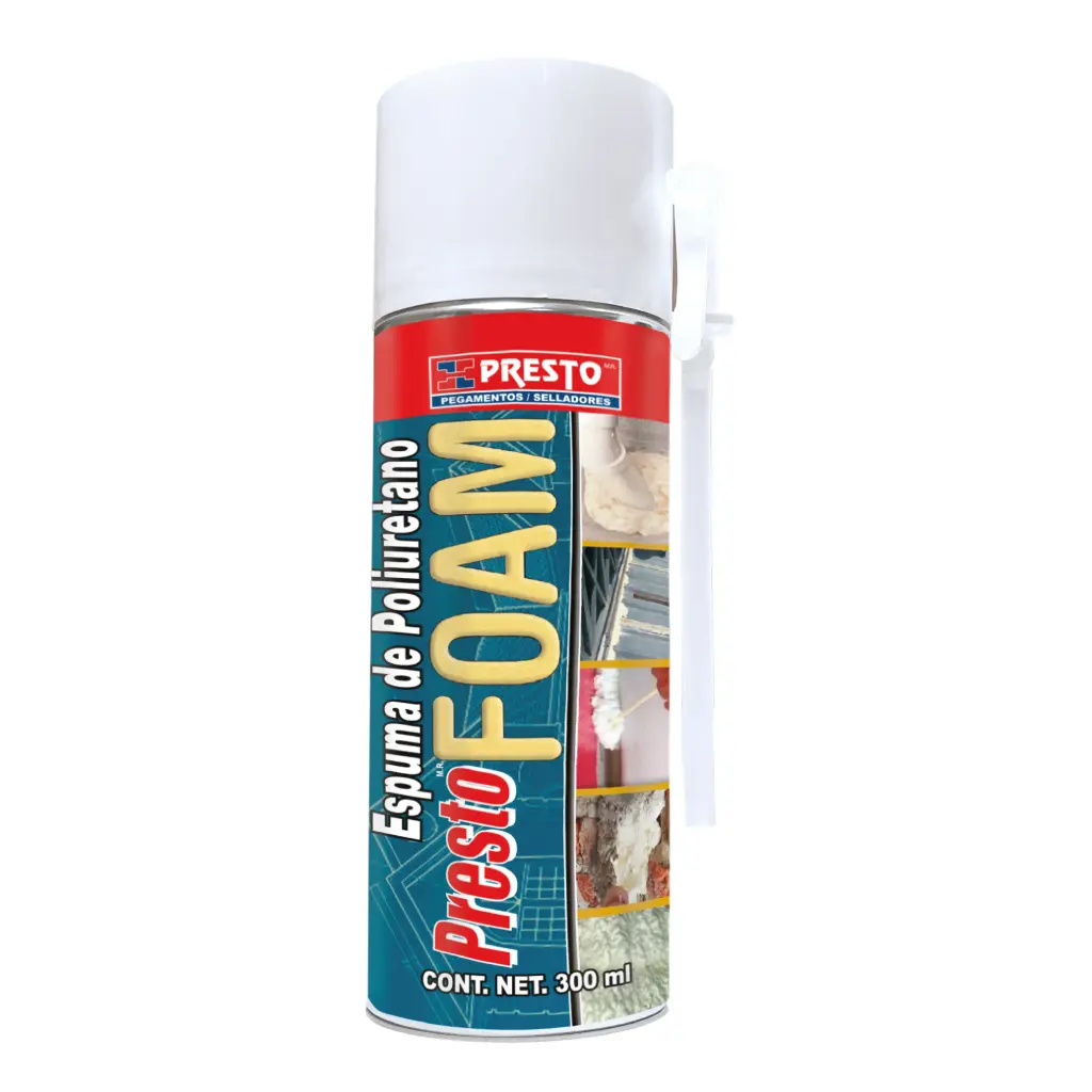 [PRE-1030] ESPUMA POLIURETANO PRESTO FOAM BOTE DE 300 ML