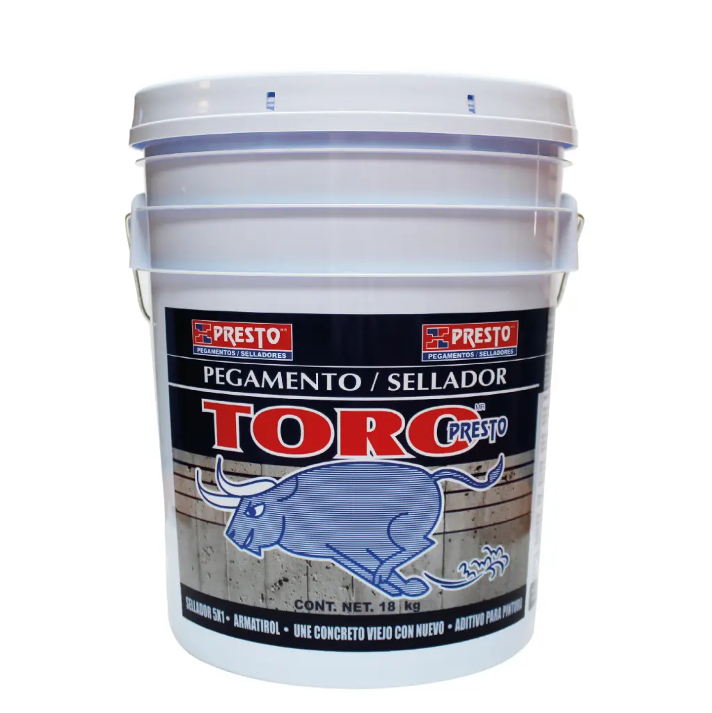 [PRE-8218] PEGAMENTO TORO SELLADOR CUBETA DE 18 KG