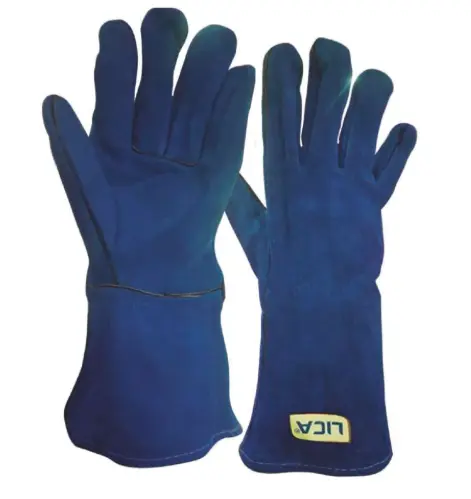 [LIC-SG-5400] GUANTE SOLDADOR LARGO C/FORRO HILO KEVLAR