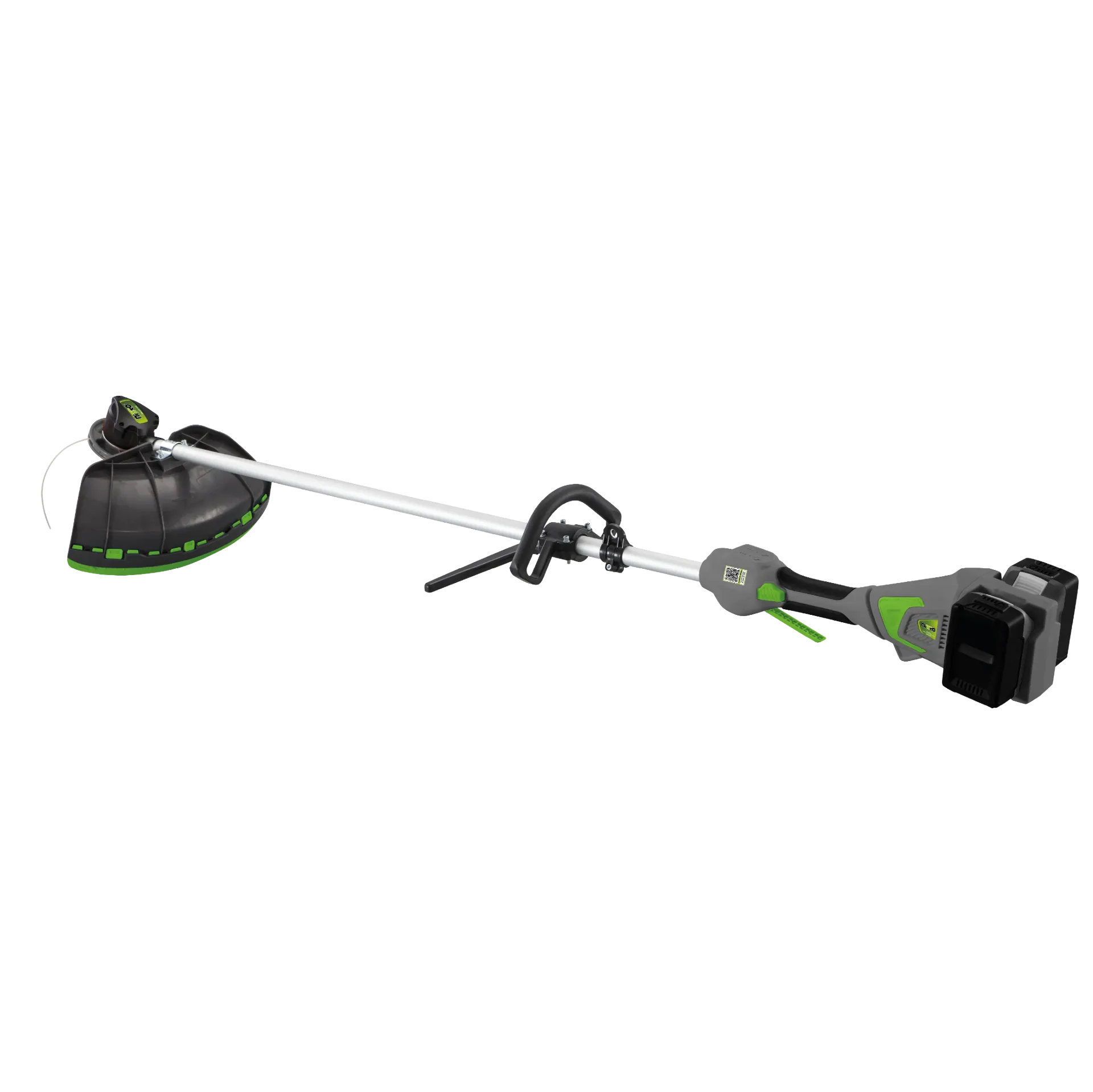 DESBROZADORA C/MOTOR ABAJO INALÁMBRICA 450W, MANGO EN "D" , BRUSHLESS, 2 BATERÍAS 20V