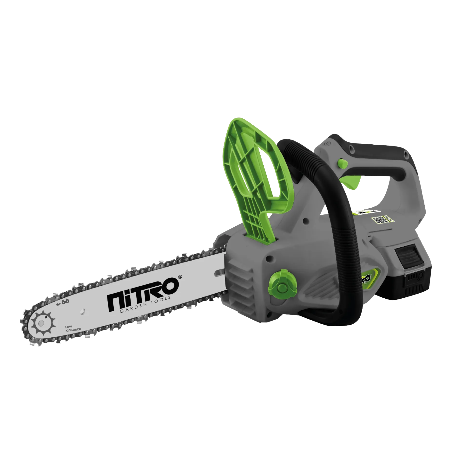 MOTOSIERRA INALÁMBRICA 560W, BARRA DE 12", 1 BATERÍA 20V