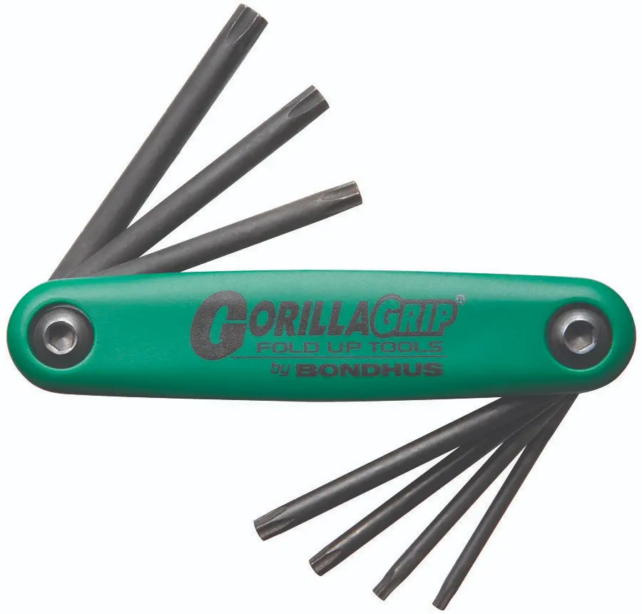 [BON-12634] JUEGO DE LLAVES T/NAVAJA GORILLA TORX T-9 A T-40 (8 PIEZAS)