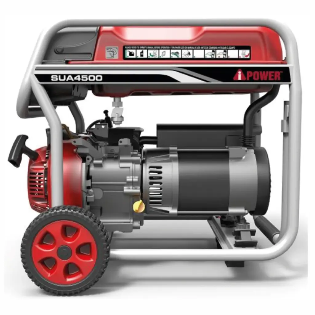 GENERADOR A GASOLINA MOD. SUA DE 5000 WATTS DE ARRANQUE Y 4000 WATTS CONTINUOS C/PROTECCION DE BAJO NIVEL DE ACEITE