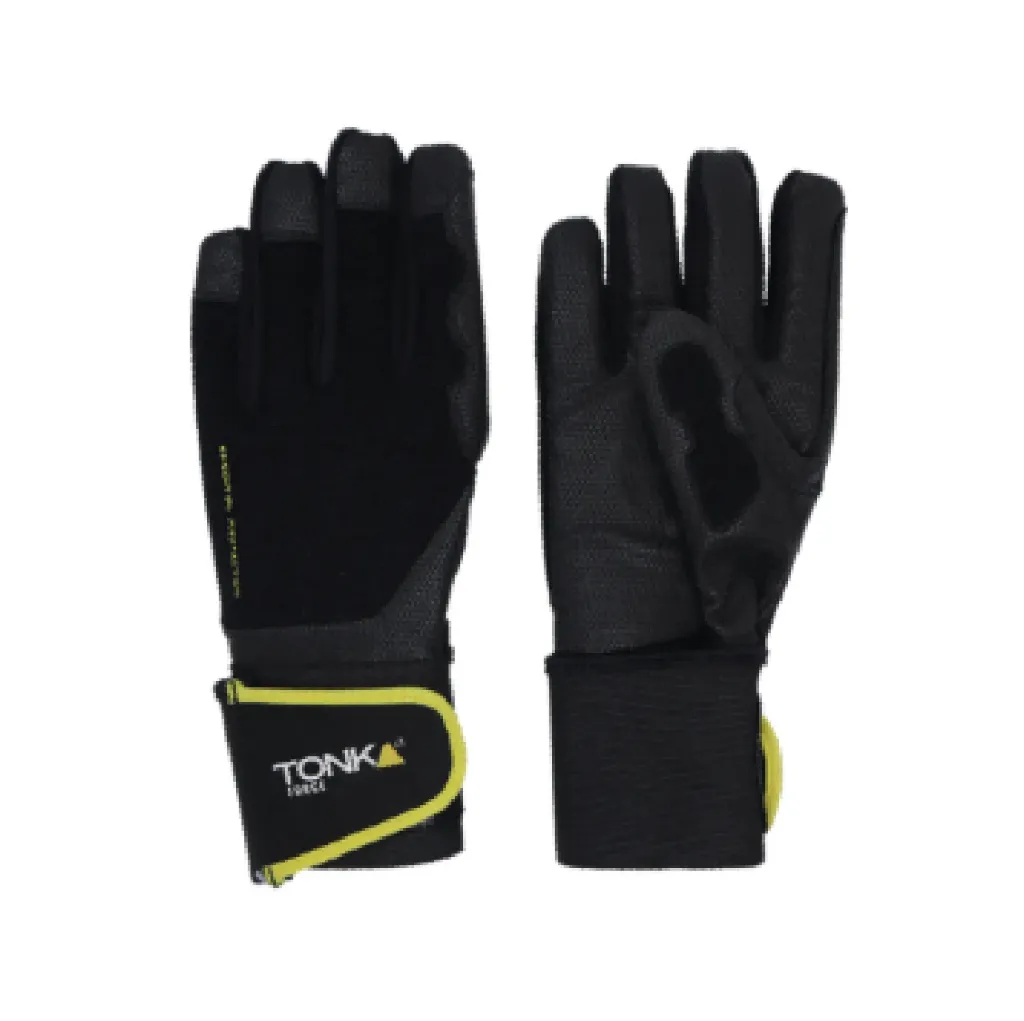 GUANTE DE CUERO ANTI-VIBRACION CON ACOLCHADO EVA GEL