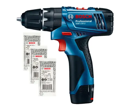 ROTOMARTILLO/ATORN. INALAMBRICO 12 V 0 - 400 / 0 - 1,500 RPM (BOI-19G8-1G0) + 30 BROCAS DE CONCRETO