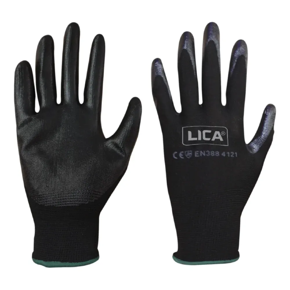 GUANTE LICA NYLON/RECUB NITRILO T-9