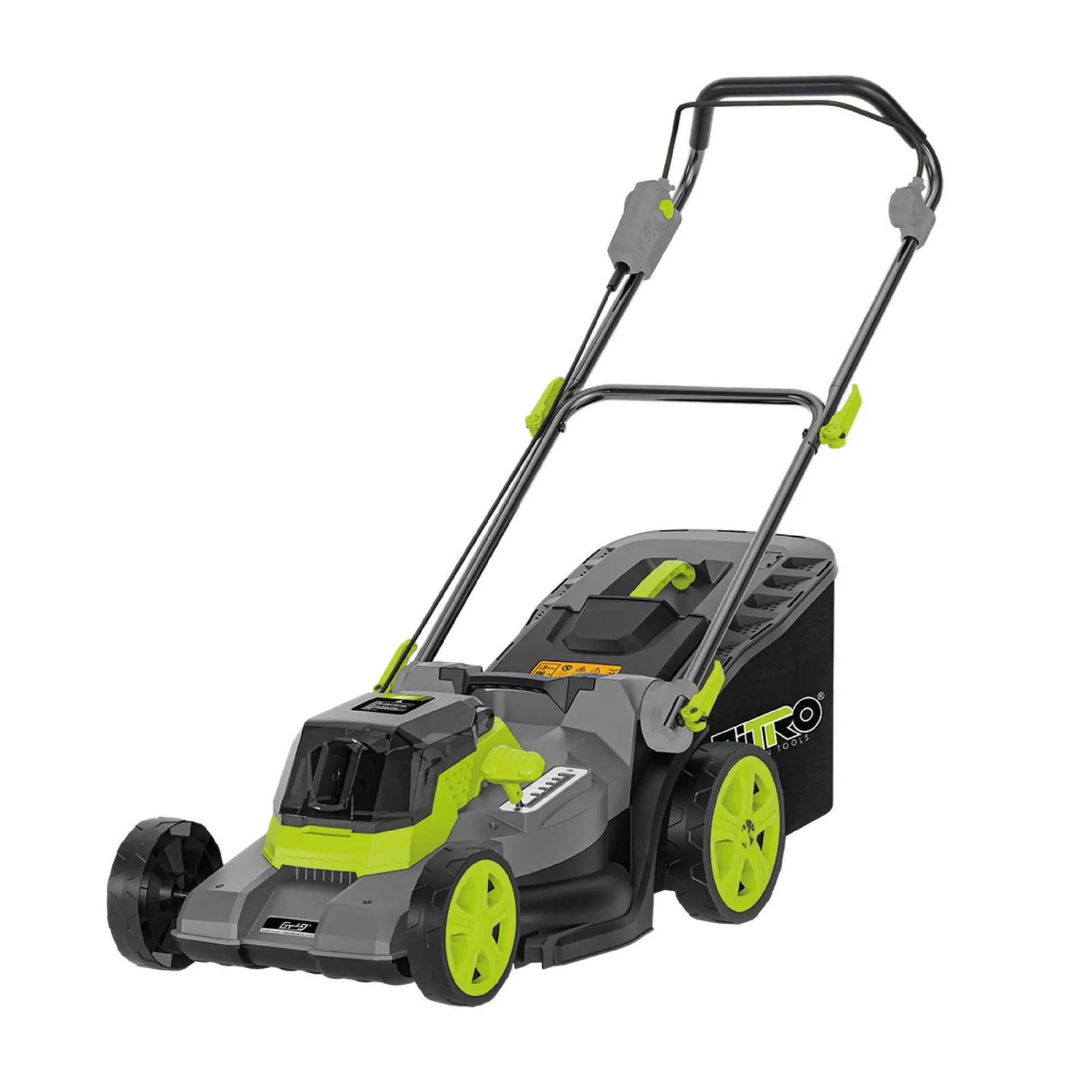 [NIT-PB17-2] PODADORA 2 BATERIAS 43cm, 17" CON BOLSA RECOLECTORA 50Lts