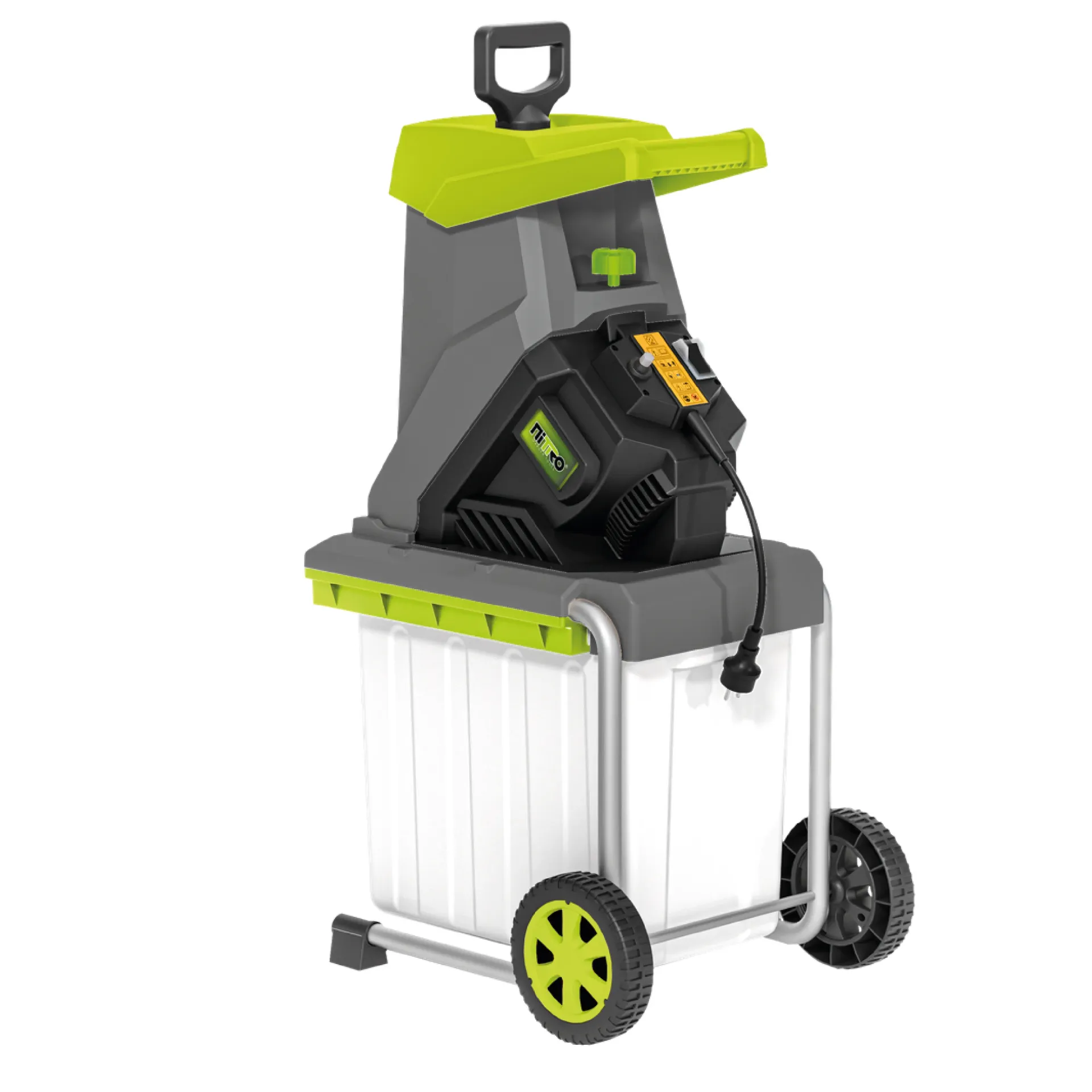 [NIT-TE1800] TRITURADORA CHIPEADORA ELECTRICA 15A 1,800W CON CAJA RECOLECTORA