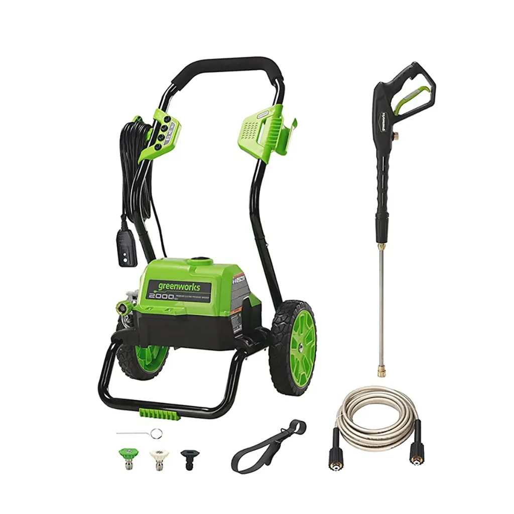 HIDROLAVADORA 2000 PSI 13AMP 1.1 GPM (MARCO VERDE)