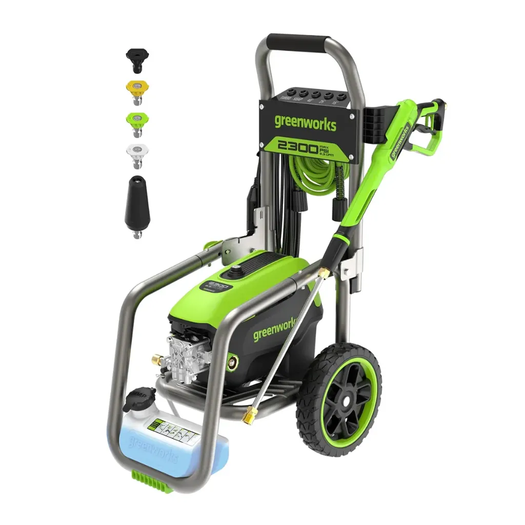 HIDROLAVADORA 2300 PSI 14AMP BRUSHLESS 1.2 GPM LLANTAS 10"