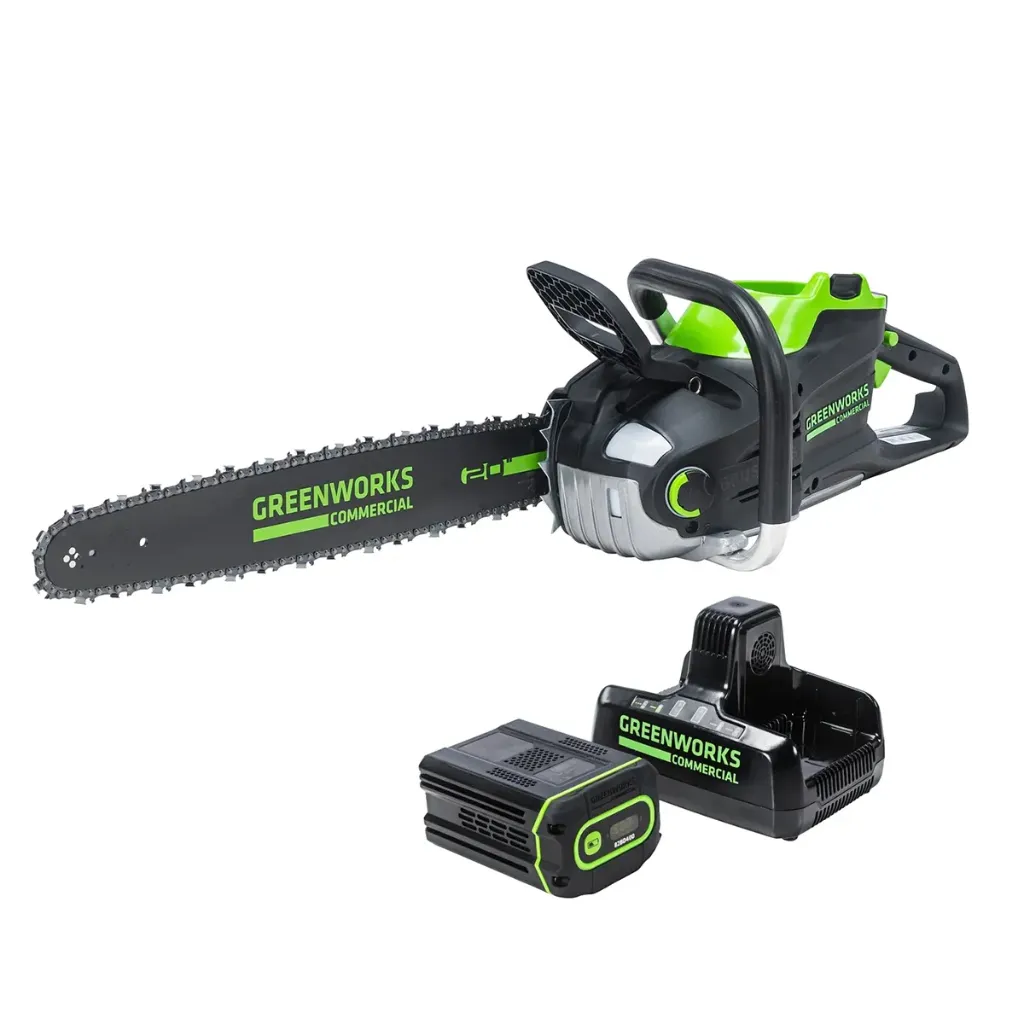 MOTOSIERRA 20" 82V 3.4 KW 72.9 DB BATERIA 4.0 AH & CARGADOR 82DPC8A IPX4