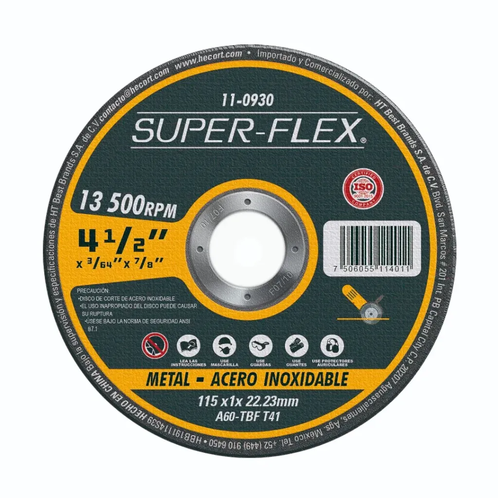 [HEC-110930] DISCO DE CORTE 4 1/2 SUPERFLEX