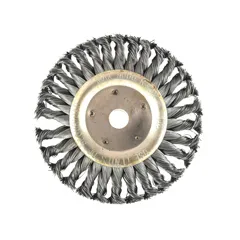 CARDA CEPILLO CIRCULAR ALAMBRE TRENZADO 6X5/8X1/2X 1 3/8