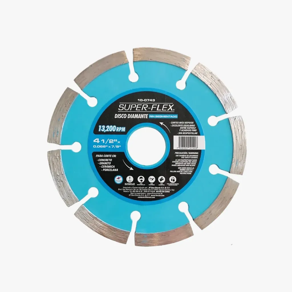 DISCO DIAMANTE SUPERFLEX SEGMENTADO 4.5"