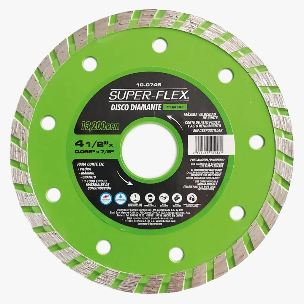 [HEC-100746] DISCO DIAMANTE SUPERFLEX TURBO 4 1/2"