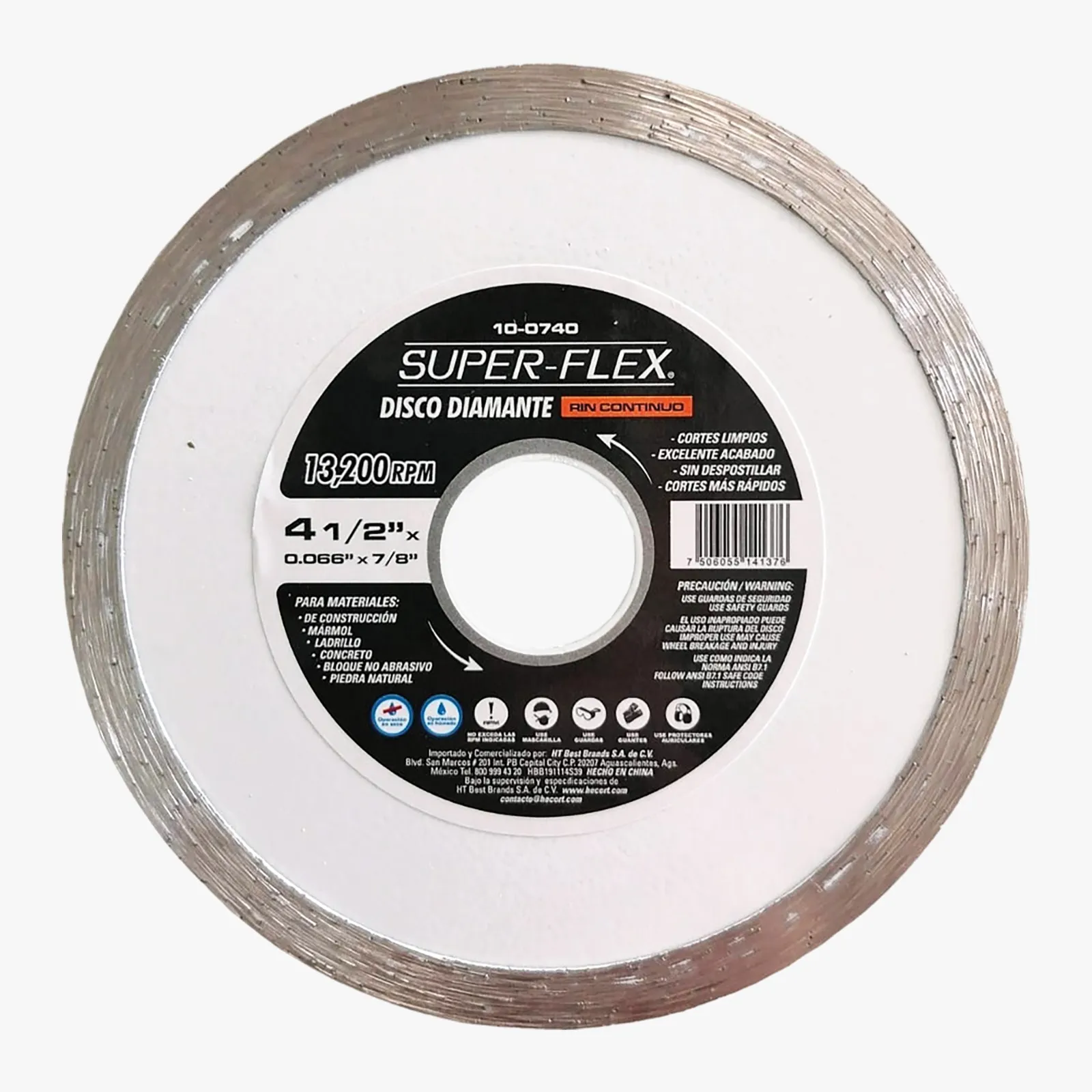 DISCO DIAMANTE  SUPERFLEX RIN CONTINUO 4.5"