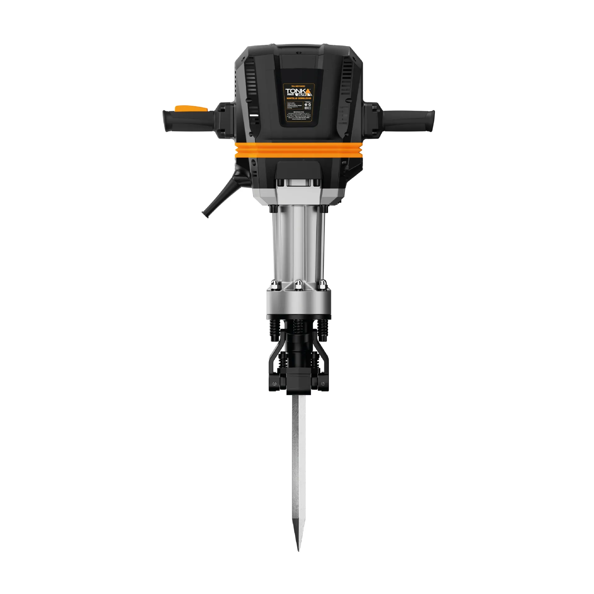 MARTILLO DEMOLEDOR ELECTRONEUMATICO HEX 1 1/16", 29 KG, 70J BRUSHLESS, CON TROLLEY