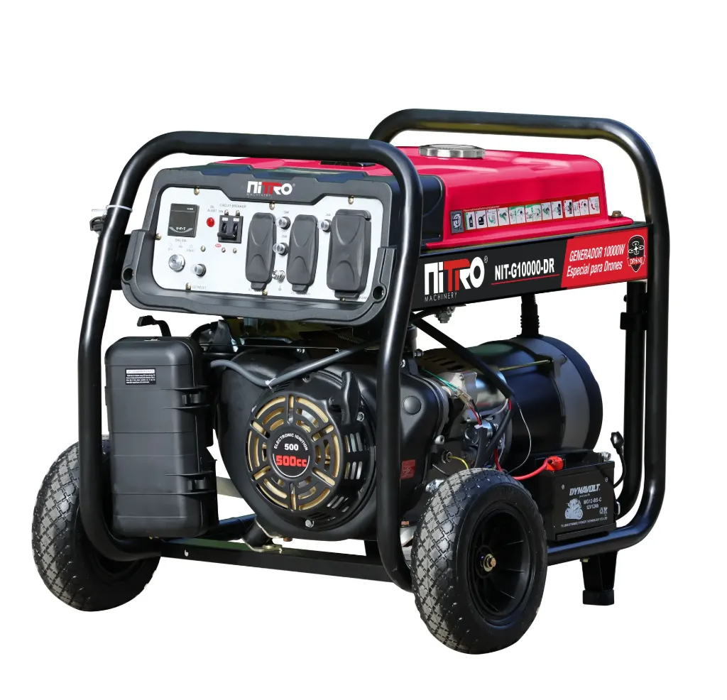 GENERADOR 10,000W, 500CC, 110-220V, ESPECIAL PARA CARGA DE DRONES
