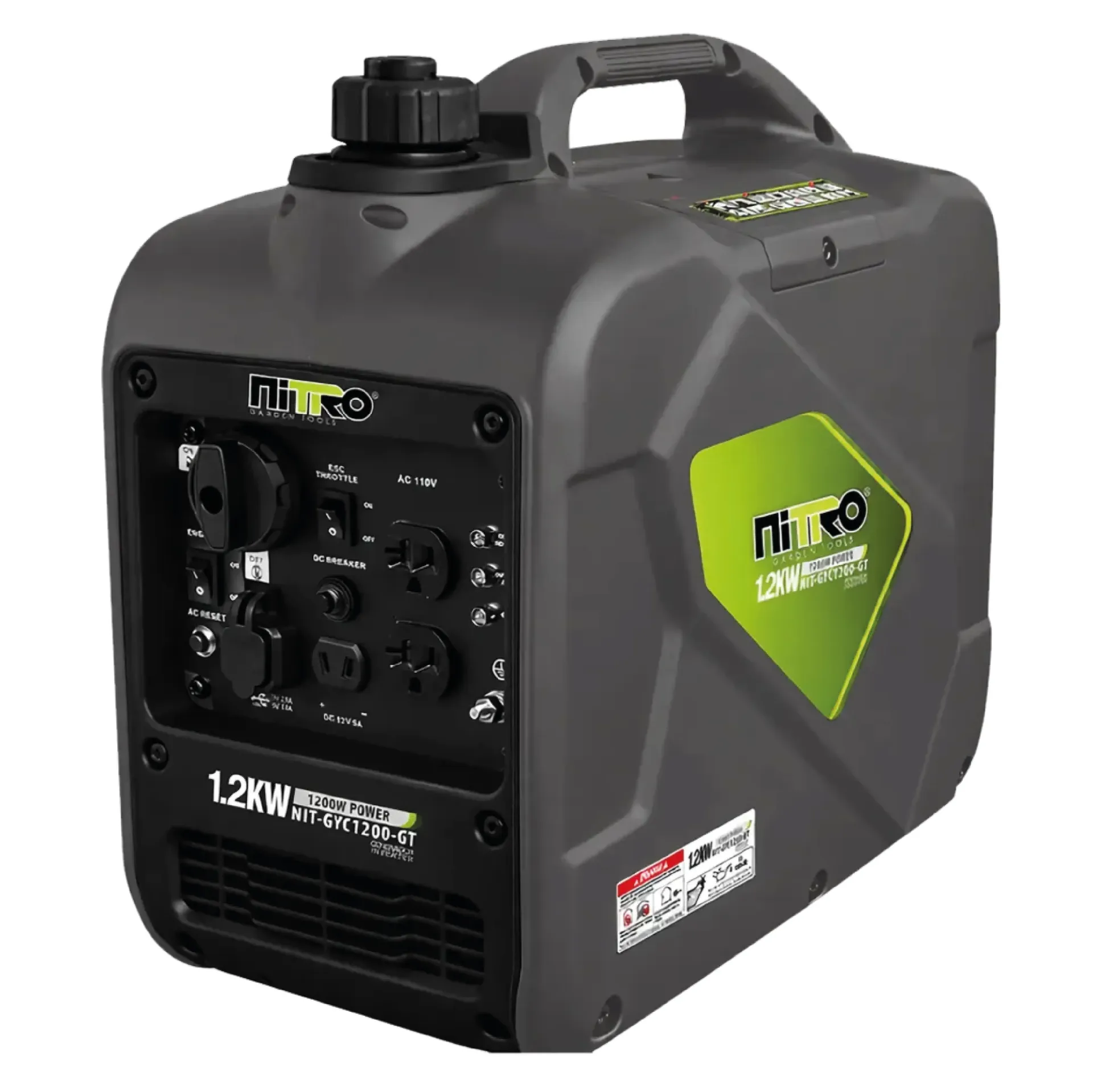 [NIT-GYC1200-GT] GENERADOR INVERTER 1,100WTTS, 120V