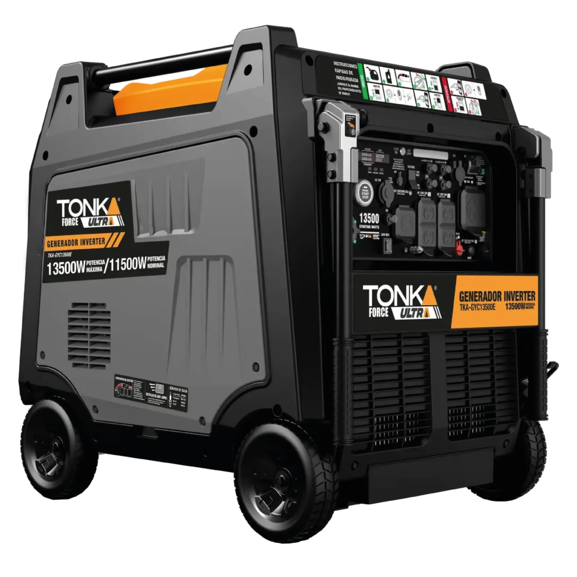 [TKA-GYC13500E] GENERADOR INVERTER 13,500W, 550CC, 120/240V, CARCAZA CERRADA, ENCENDIDO ELECTRICO