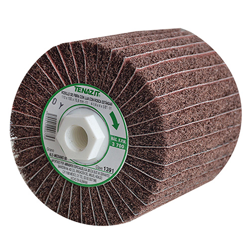 RODILLO DE LIJA Y FIBRA 4 1/4 X 4 X 3/4 GRANO 80/FIBRA MEDIO