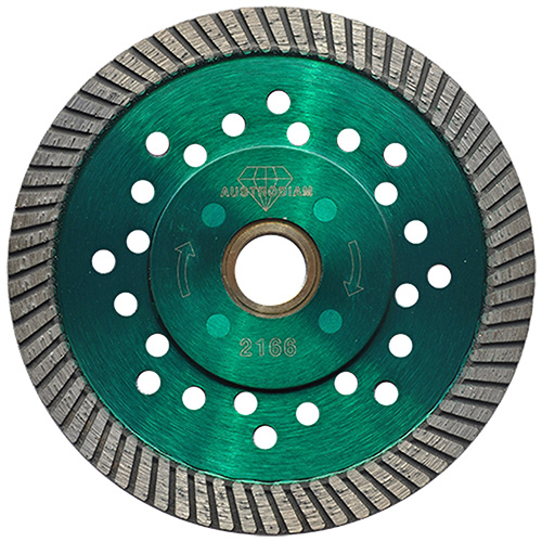 DISCO DE DIAMANTE P/GRANITO 4 1/2X0.080X7/8 VERDE ORO TURBO