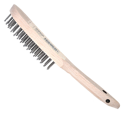 CEPILLO C/MANGO DE MADERA P/AC. INOX. 12 3/16 X 1 1/4
