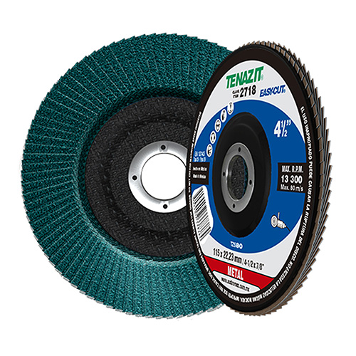 [AUS-2718] DISCO LAMINADO P/LIJAR FINO 4 1/2 GRANO 80 EASY CUT AZUL
