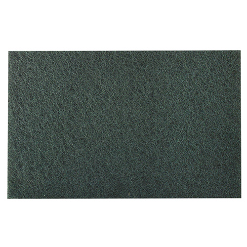 ALMOHADILLA DE FIBRA VERDE 9 X 6 ECONOMICA (PAQ. 10 PZAS.)