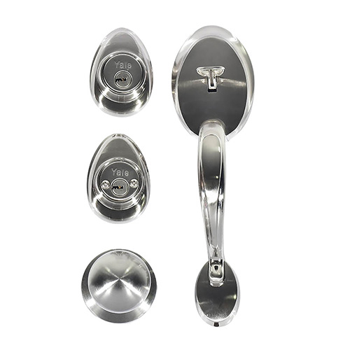 [YAL-MX80875] CERRADURA P/PUERTA PRINCIPAL (80875) VENECIA NIQUEL SATINADO LLAVE-LLAVE (YAL-EDC15CVEN)