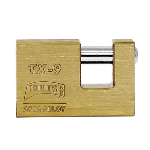 [PHI-MX2186] CANDADO P/CORTINA C/LLAVE TETRA (MOD. TX-9)