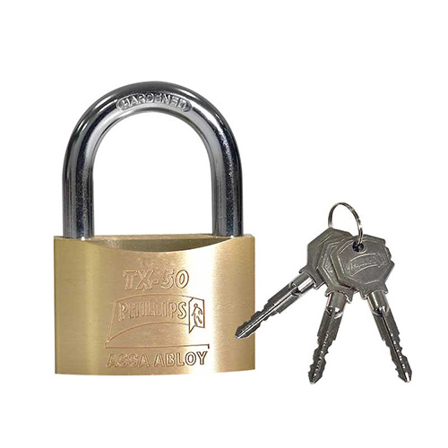 [PHI-MX454] CANDADO LATON C/LLAVE TETRA (PHI-TX50)