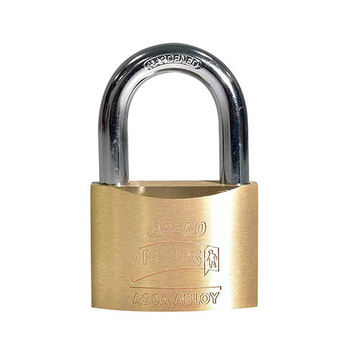 CANDADO LATON C/LLAVE DE PUNTOS (PHI-AS50)