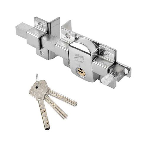 [PHI-MX5385] CERRADURA DE BARRA LIBRE DERECHA C/LLAVE DE PUNTOS ACA. CROMO (PHI-AS800LDAC)