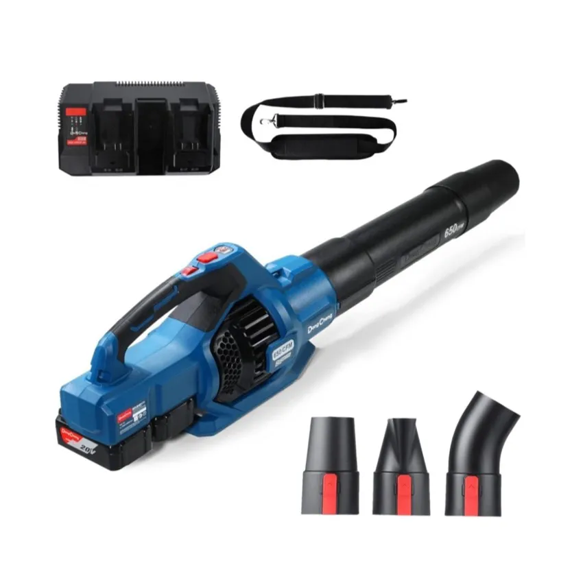 SOPLADORA A BATERIA 650 CFM 1100W 6 VEL INCLUYE 2 BAT 6AMP Y CARGADOR