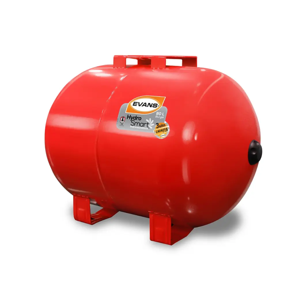 TANQUE HIDRONEUMATICO 80L HORIZONTAL MEMBRANA INTERCAMBIABLE