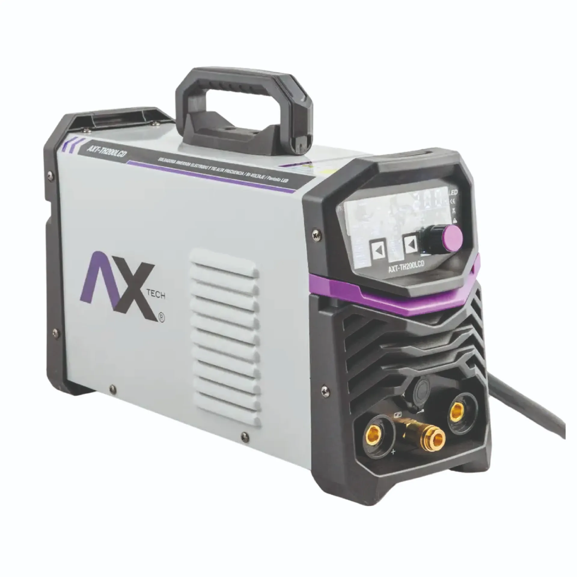 [AXT-TH200LCD] SOLDADORA INVERSOR ELECTRODO Y TIG HF 200A, BI VOLTAJE 110-220V
