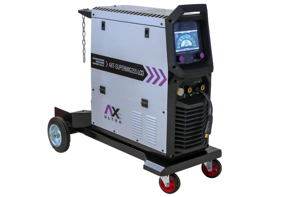 [AXT-SUPERMIG255LCD] SOLDADORA INVERSOR MIG/MAG, ELEC Y TIG LIFT 250A, 220V-1PH,PANTALLA LCD, 5-15KGS