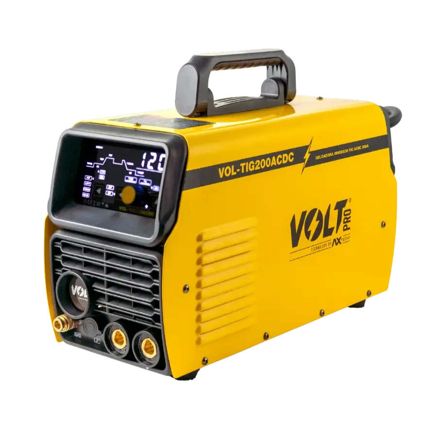 [VOL-TIG200ACDC] SODADORA INVERSOR MULTIPROCESOS MMA Y TIG ACDC; BI-VOLTAJE PANTALLA LED