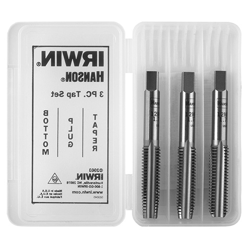 [IRW-2739] JUEGO DE MACHUELOS A.C. 10mm X 1.25 3 PZAS. (2739)