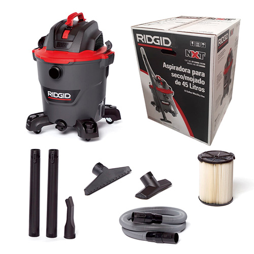 [RID-61748] ASPIRADORA RIDGID DE 12 GALONES 5 HP (USO SEMI-INDUSTRIAL) MOD. RT1200M