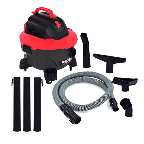 ASPIRADORA RIDGID DE 6 GALONES 2 H.P. (USO SEMI-INDUSTRIAL) MODELO RT0600M