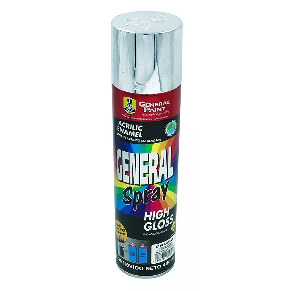 PINTURA EN SPRAY (BOTE 400ml) CROMO METALICO