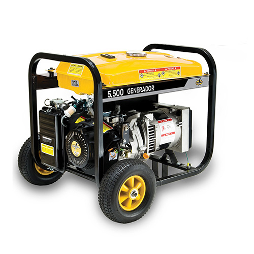 GENERADOR MONOFASICO 10 HP MOTOR THUNDER 5.5 KVA 120/240 V 60Hz
