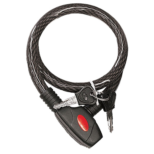 CANDADO DE CABLE LLAVE PLANA 80cm