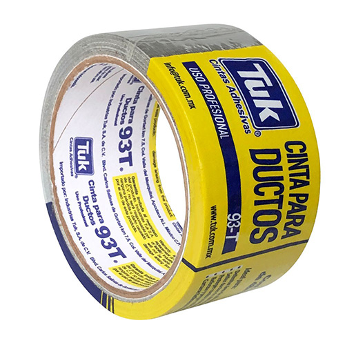 [TUK-93T-2X10] CINTA P/DUCTOS Y SELLADO DE HUMEDAD 2 X 10m (PLATEADA)