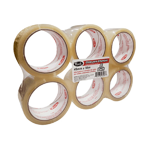 CINTA P/EMPAQUE TRANSPARENTE 2 X 50m (284 LINEA ECONOMICA)