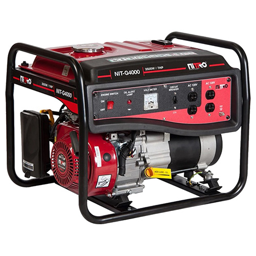 [NIT-G4000] GENERADOR A GASOLINA 3,500 W 7 HP 120 V/60Hz (4 TIEMPOS) ENC. MANUAL