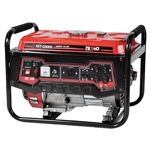 GENERADOR A GASOLINA 2,800 W 6,5 HP 120-220 V/60Hz (4 TIEMPOS) ENC. MANUAL